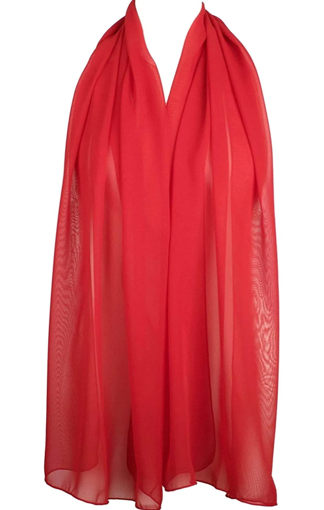 Rich Diva Scarf- Chiffon Sheer Wrap (Ships in 3 business days)