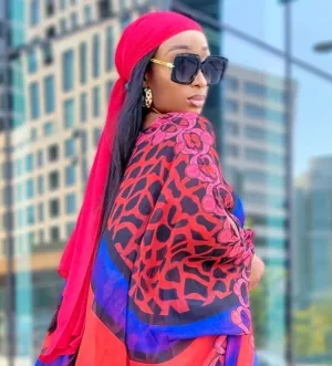 Rich Diva Scarf- Chiffon Sheer Wrap (Ships in 3 business days)