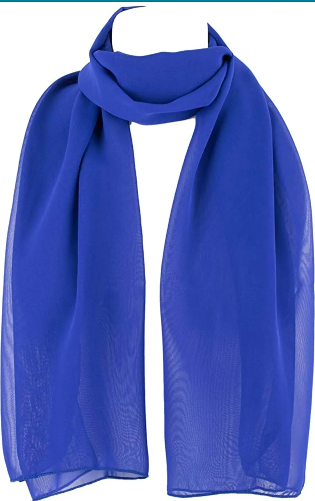 Rich Diva Scarf- Chiffon Sheer Wrap (Ships in 3 business days)