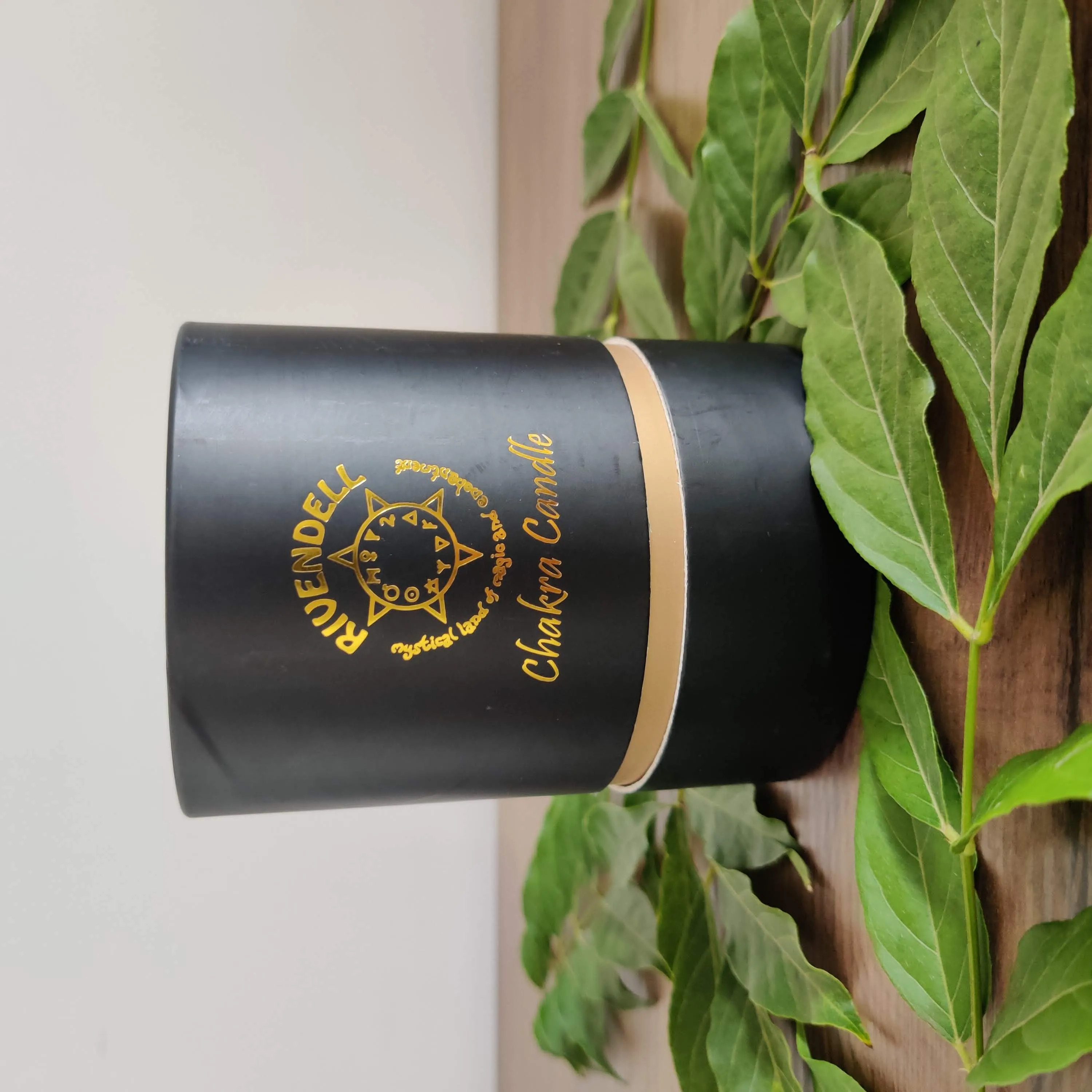 Rivendell's Chakra Candle: Patchouli and Wild Pear