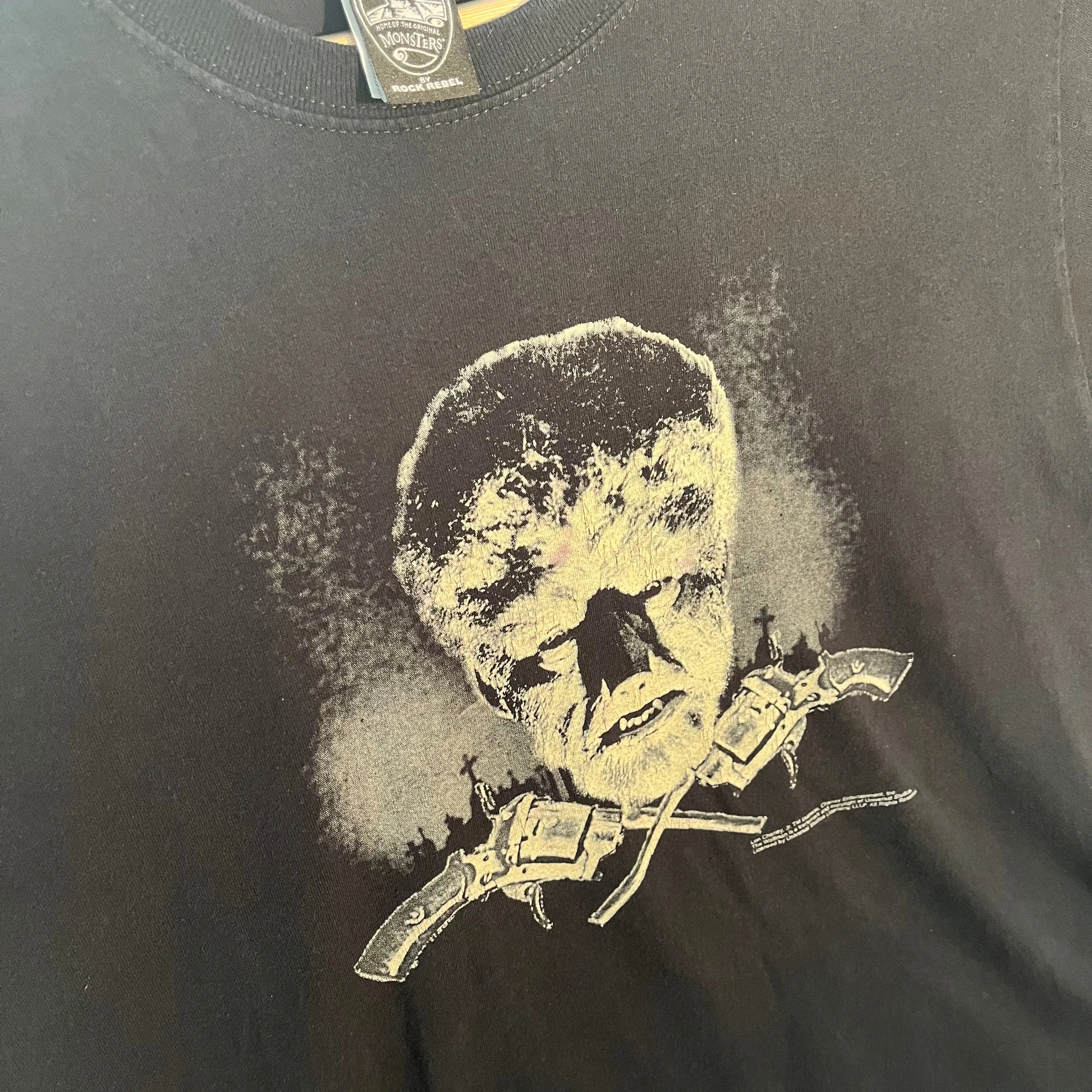Rock Rebel 'The Wolfman' Movie Tee Universal Studios