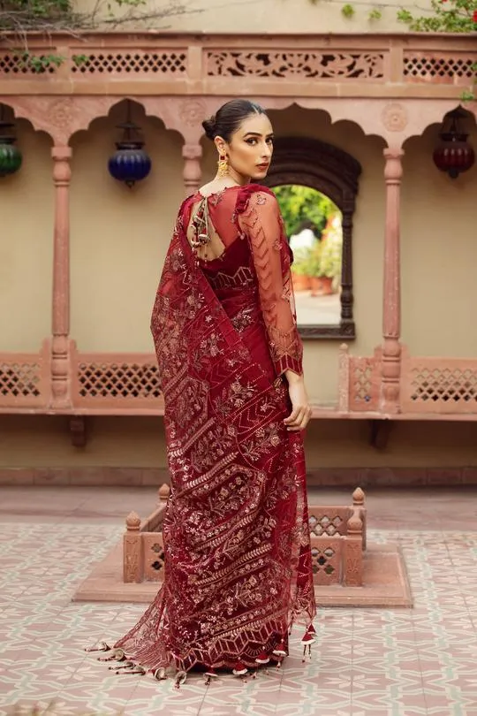 Rungrez | Alizeh Embroidered Chiffon Festive Collection Shahtaj | Unstitched Embroidered Chiffon Suits