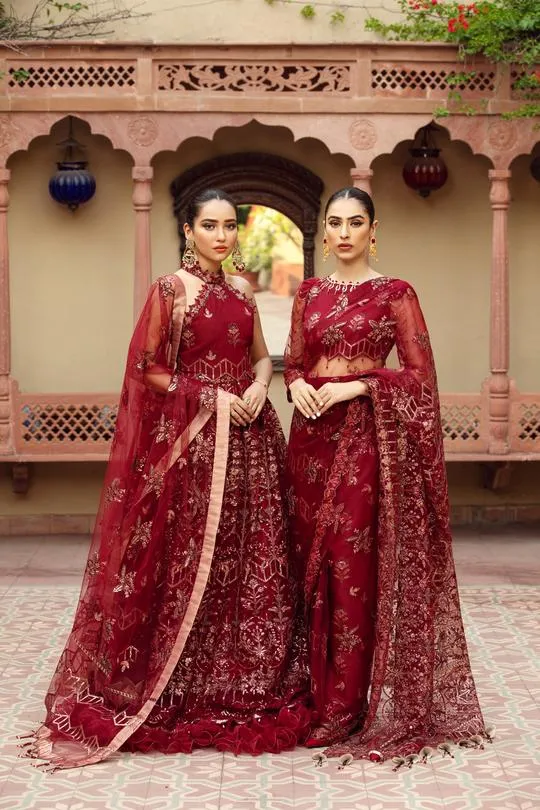Rungrez | Alizeh Embroidered Chiffon Festive Collection Shahtaj | Unstitched Embroidered Chiffon Suits