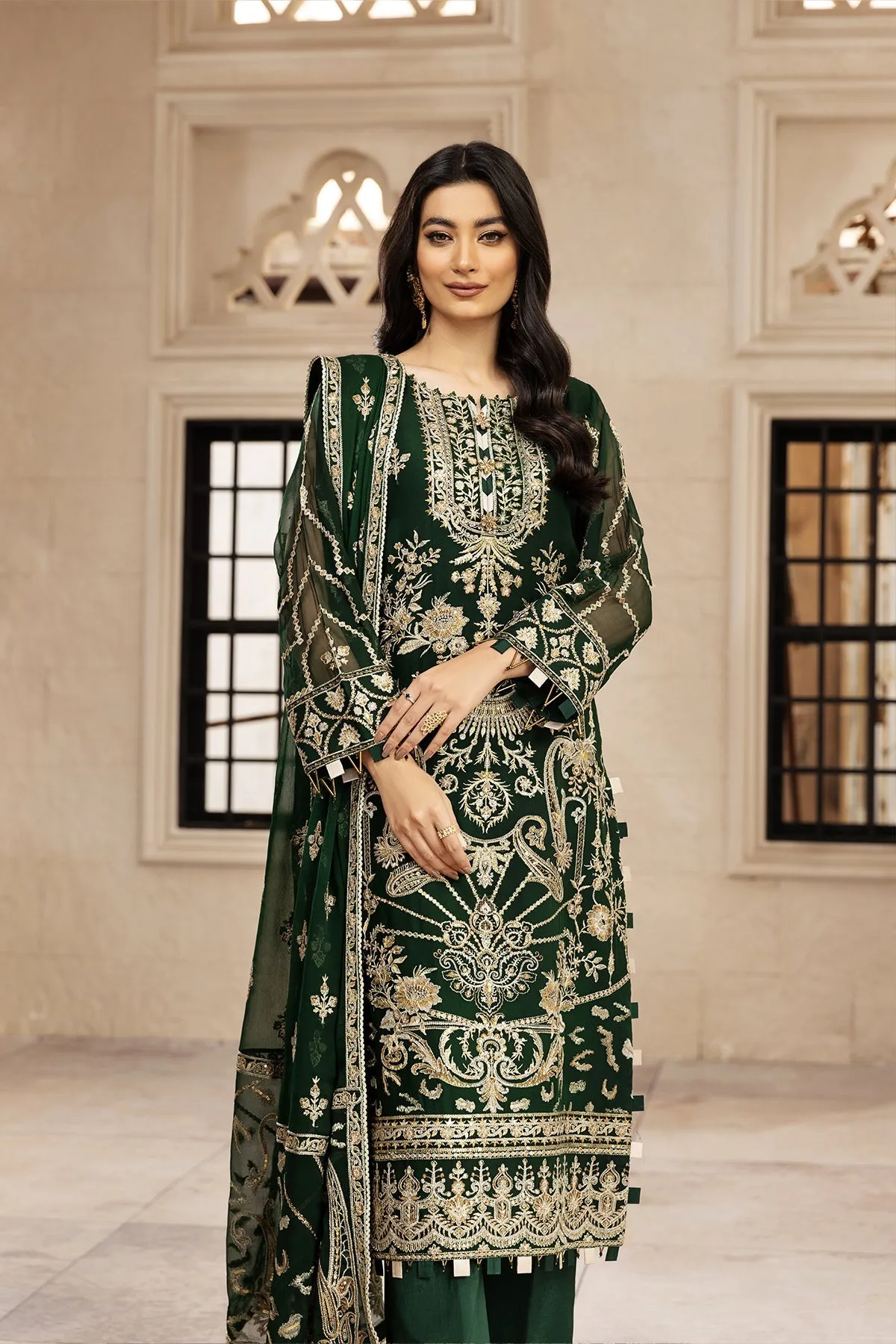Rusen  | Alizeh Fashion Muhtesem Festive Collection 2022 | Unstitched Embroidered Chiffon Suits