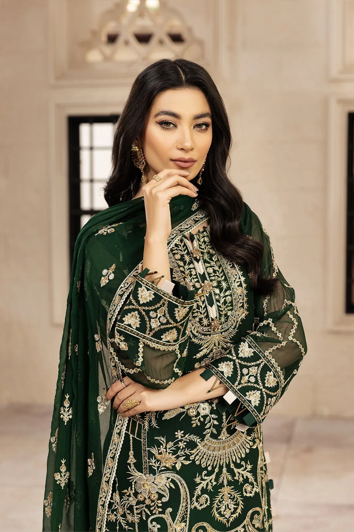 Rusen  | Alizeh Fashion Muhtesem Festive Collection 2022 | Unstitched Embroidered Chiffon Suits