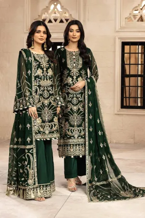 Rusen  | Alizeh Fashion Muhtesem Festive Collection 2022 | Unstitched Embroidered Chiffon Suits