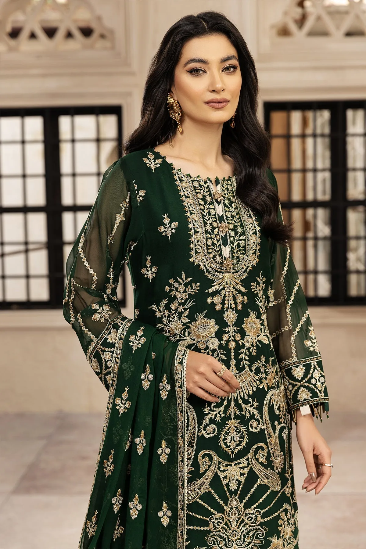 Rusen  | Alizeh Fashion Muhtesem Festive Collection 2022 | Unstitched Embroidered Chiffon Suits