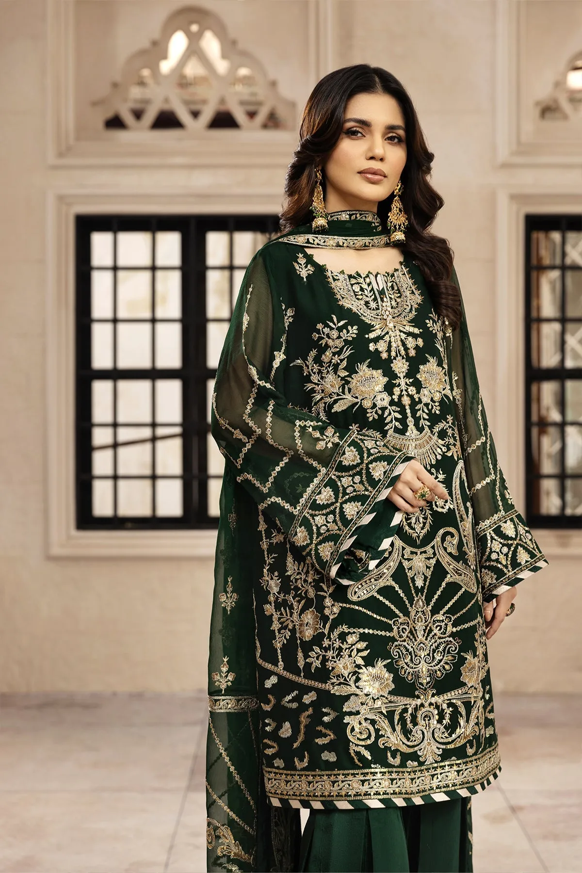 Rusen  | Alizeh Fashion Muhtesem Festive Collection 2022 | Unstitched Embroidered Chiffon Suits