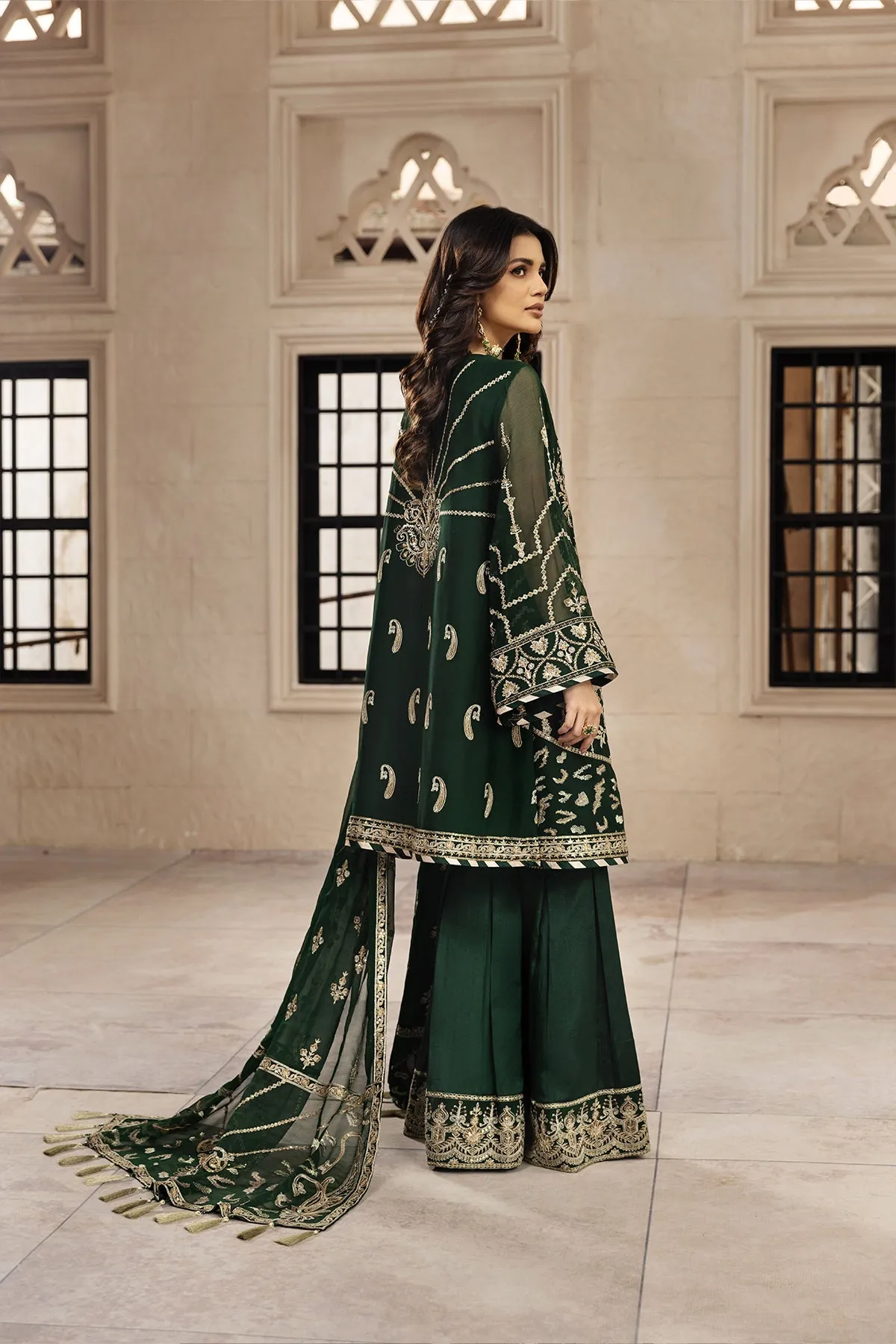 Rusen  | Alizeh Fashion Muhtesem Festive Collection 2022 | Unstitched Embroidered Chiffon Suits