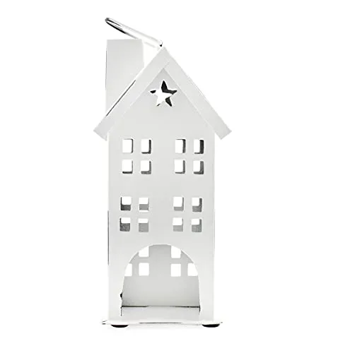 Rustic White Tin Ornaments (Case of 9 Sets)