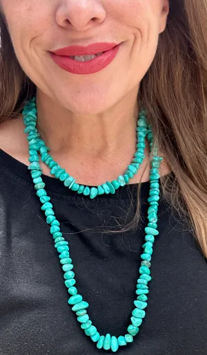 Ruston Necklace - Turquoise Nugget