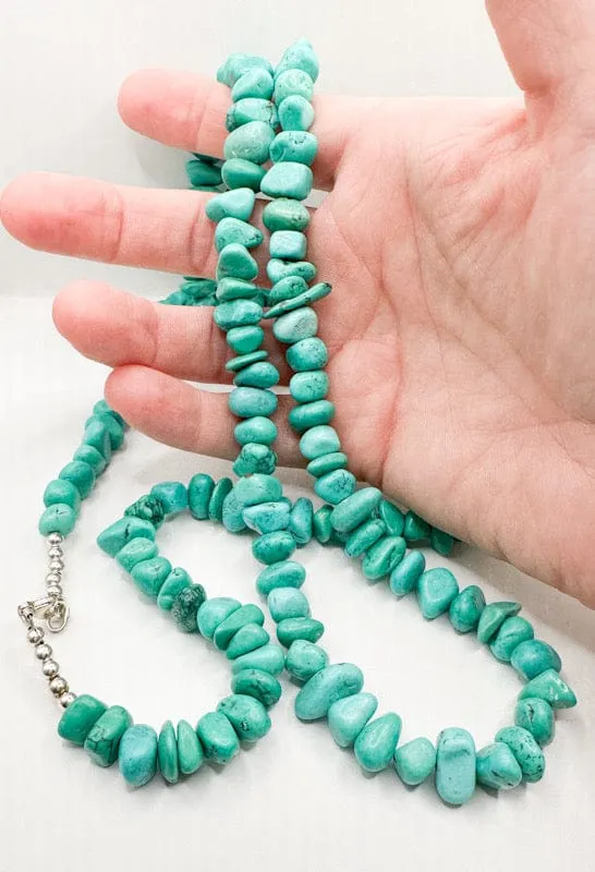 Ruston Necklace - Turquoise Nugget