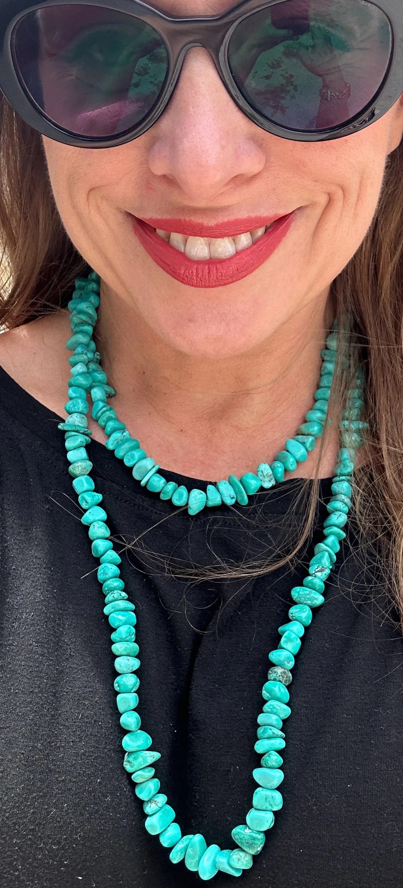 Ruston Necklace - Turquoise Nugget
