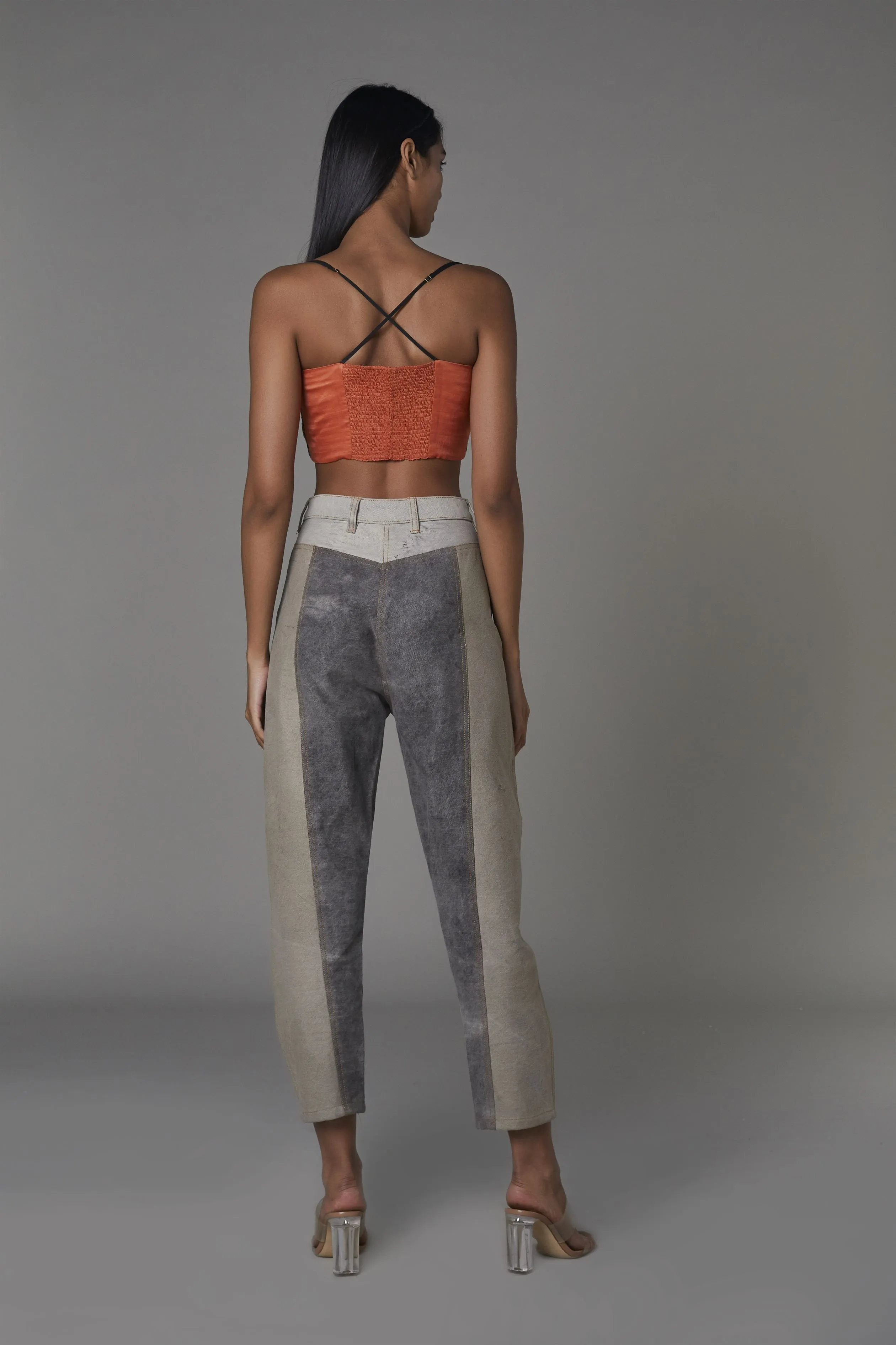 Saaksha & KinniÂ    I   Grey denim jeans Denim Grey   SS22003