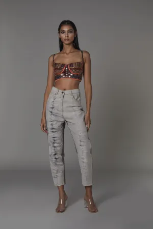 Saaksha & KinniÂ    I   Grey denim jeans Denim Grey   SS22003