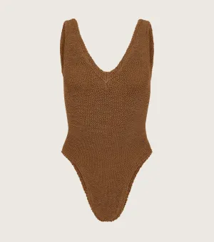 Sadie Swim - Metallic Cocoa