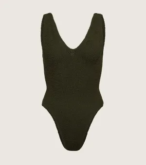 Sadie Swim - Metallic Khaki