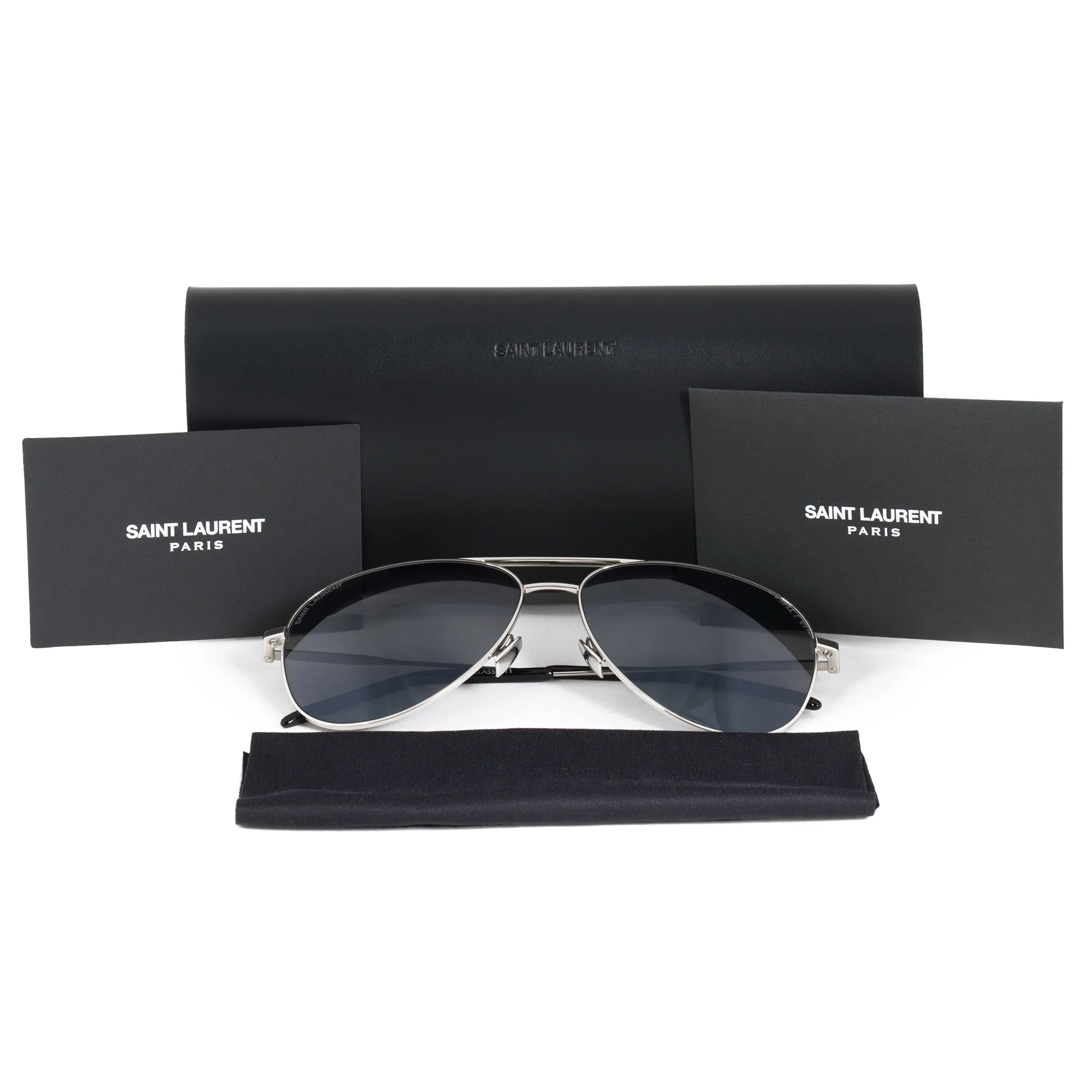 Saint Laurent CLASSIC 11 010 59 Aviator Sunglasses
