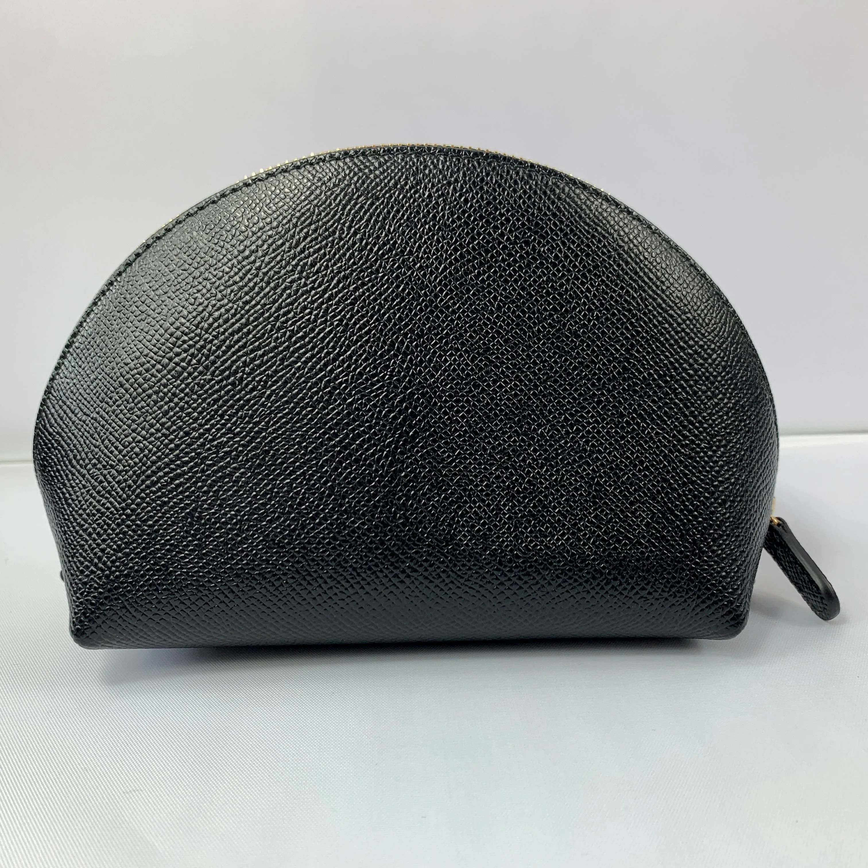 Salvatore Ferragamo Cosmetic Zip Pouch in Nero
