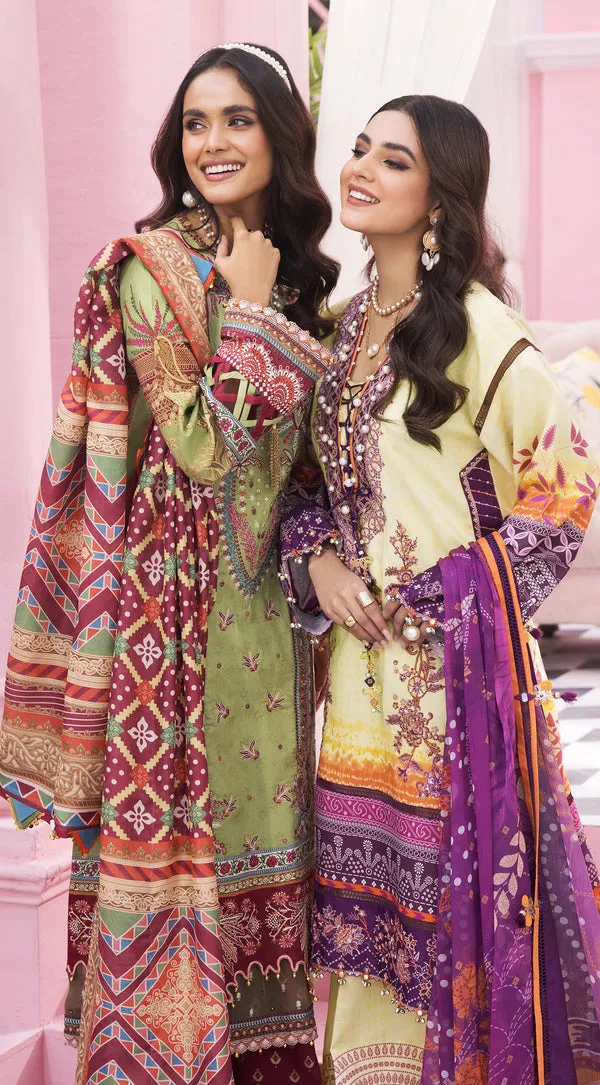 SANJANA | Anaya VIVA by Kiran Chaudhry Embroidered Lawn '22 | Unstitched Embroidered Lawn Suits