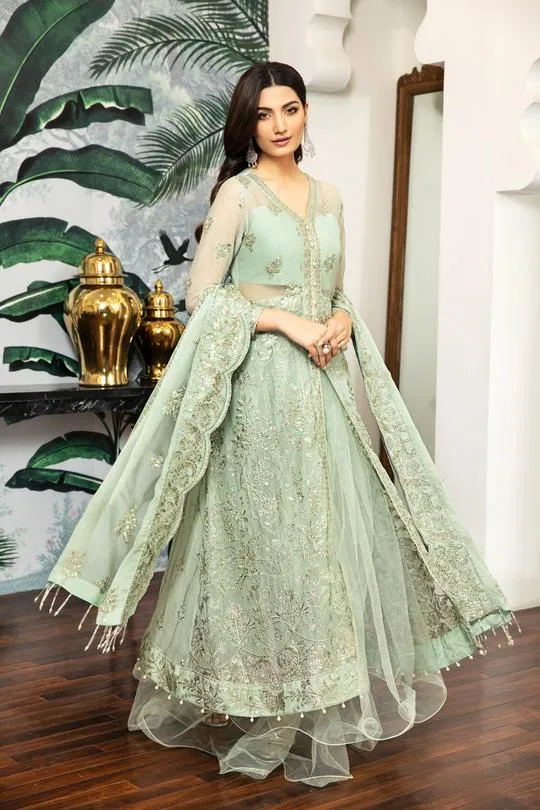 Saphir | Alizeh Royale De Luxe Collection | Unstitched Embroidered Chiffon Suits