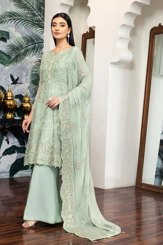 Saphir | Alizeh Royale De Luxe Collection | Unstitched Embroidered Chiffon Suits
