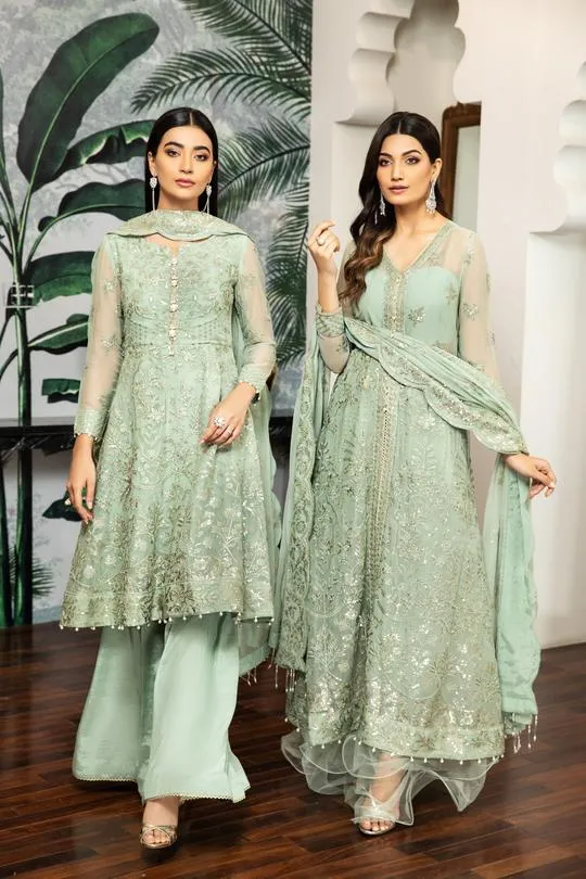 Saphir | Alizeh Royale De Luxe Collection | Unstitched Embroidered Chiffon Suits