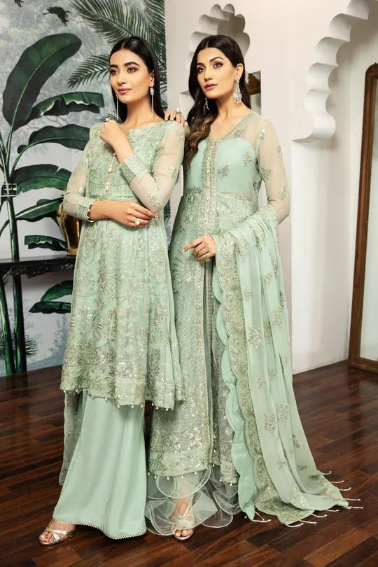 Saphir | Alizeh Royale De Luxe Collection | Unstitched Embroidered Chiffon Suits