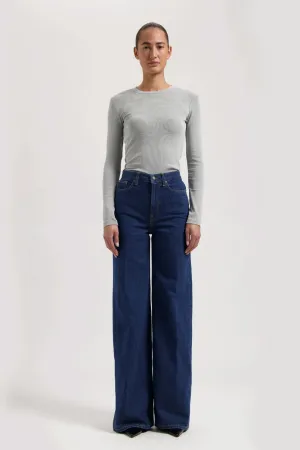 Sara High Loose - Stone Indigo