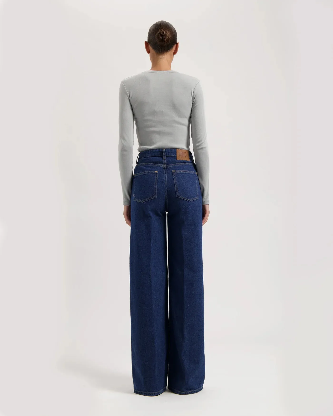Sara High Loose - Stone Indigo