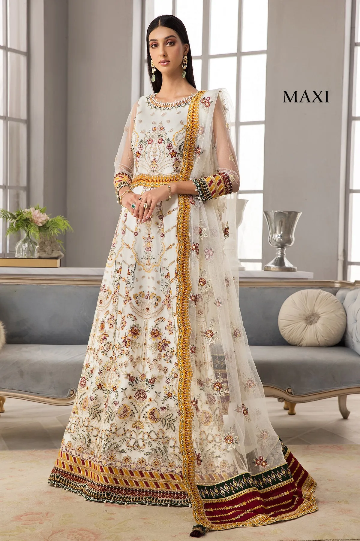 Sawera Alizeh Fashion Vasl-e-Meeras Festive Edition 2022 | Unstitched Embroidered Chiffon Suits Alizeh Fashion Vasl-e-Meeras Festive Edition 2022 | Unstitched Embroidered Net Suits