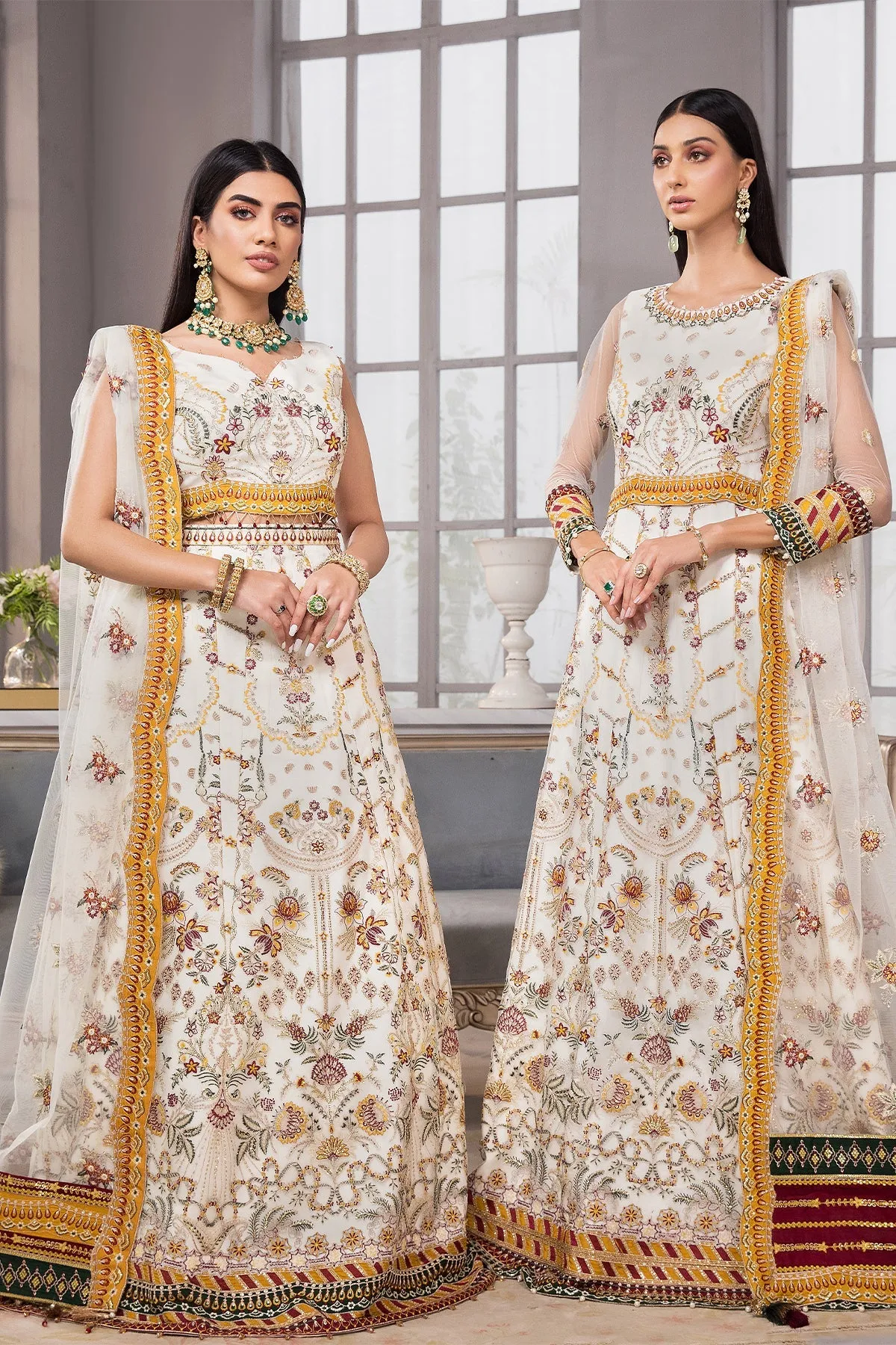 Sawera Alizeh Fashion Vasl-e-Meeras Festive Edition 2022 | Unstitched Embroidered Chiffon Suits Alizeh Fashion Vasl-e-Meeras Festive Edition 2022 | Unstitched Embroidered Net Suits