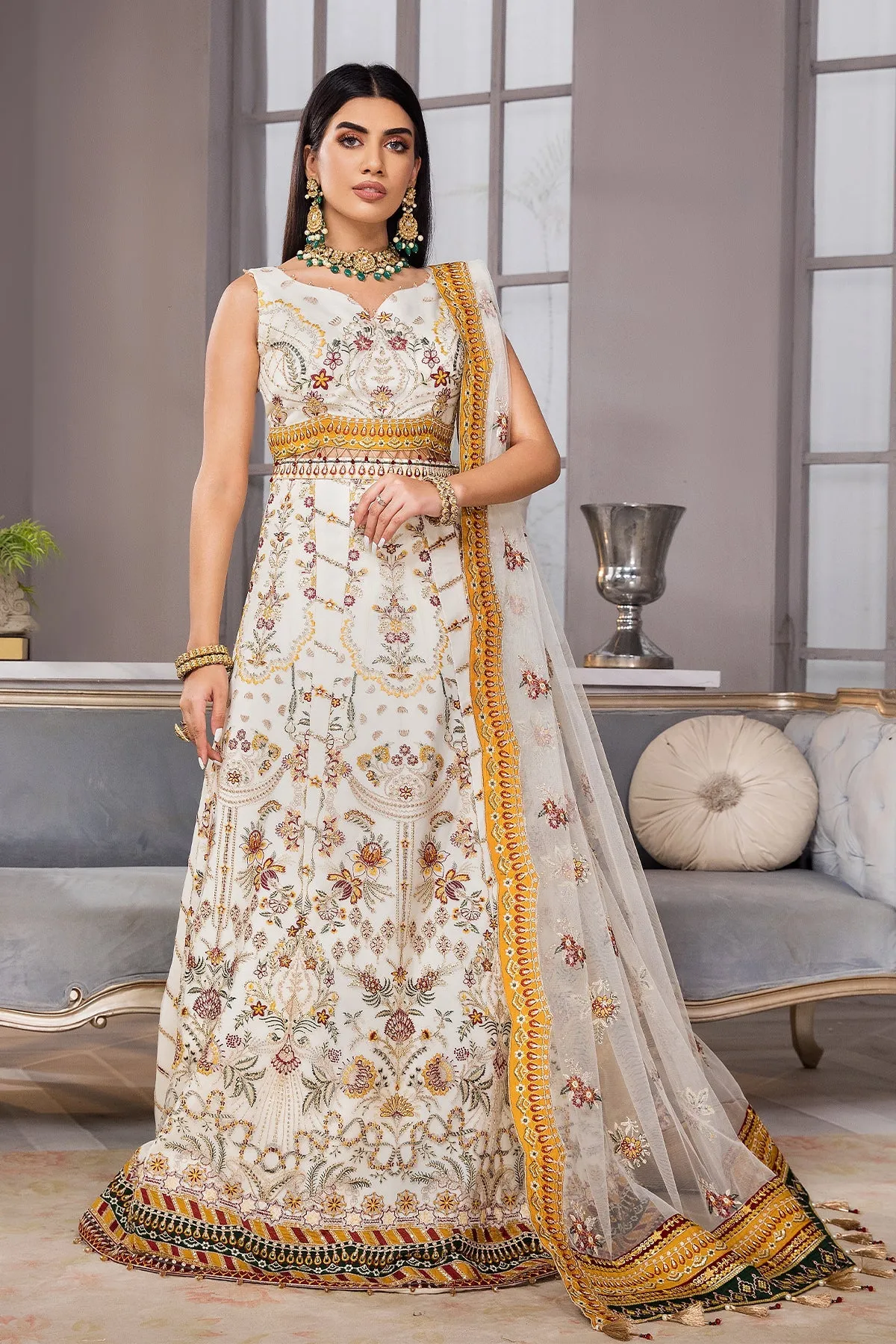 Sawera Alizeh Fashion Vasl-e-Meeras Festive Edition 2022 | Unstitched Embroidered Chiffon Suits Alizeh Fashion Vasl-e-Meeras Festive Edition 2022 | Unstitched Embroidered Net Suits
