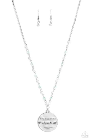 Serving the Lord - Blue Necklace