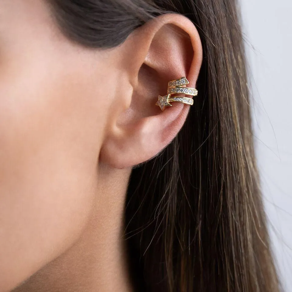 Shooting Star Ear Cuff