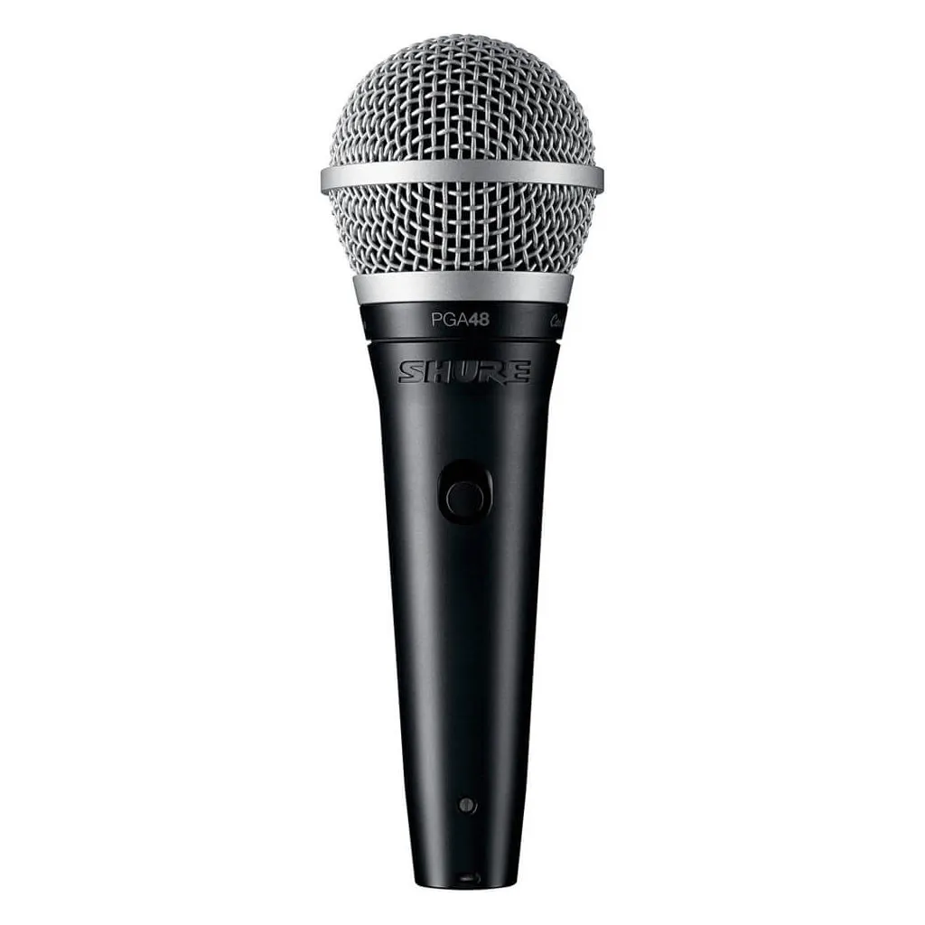 Shure PGA48-QTR Vocal Cardioid Dynamic Microphone with XLR-QTR Cable