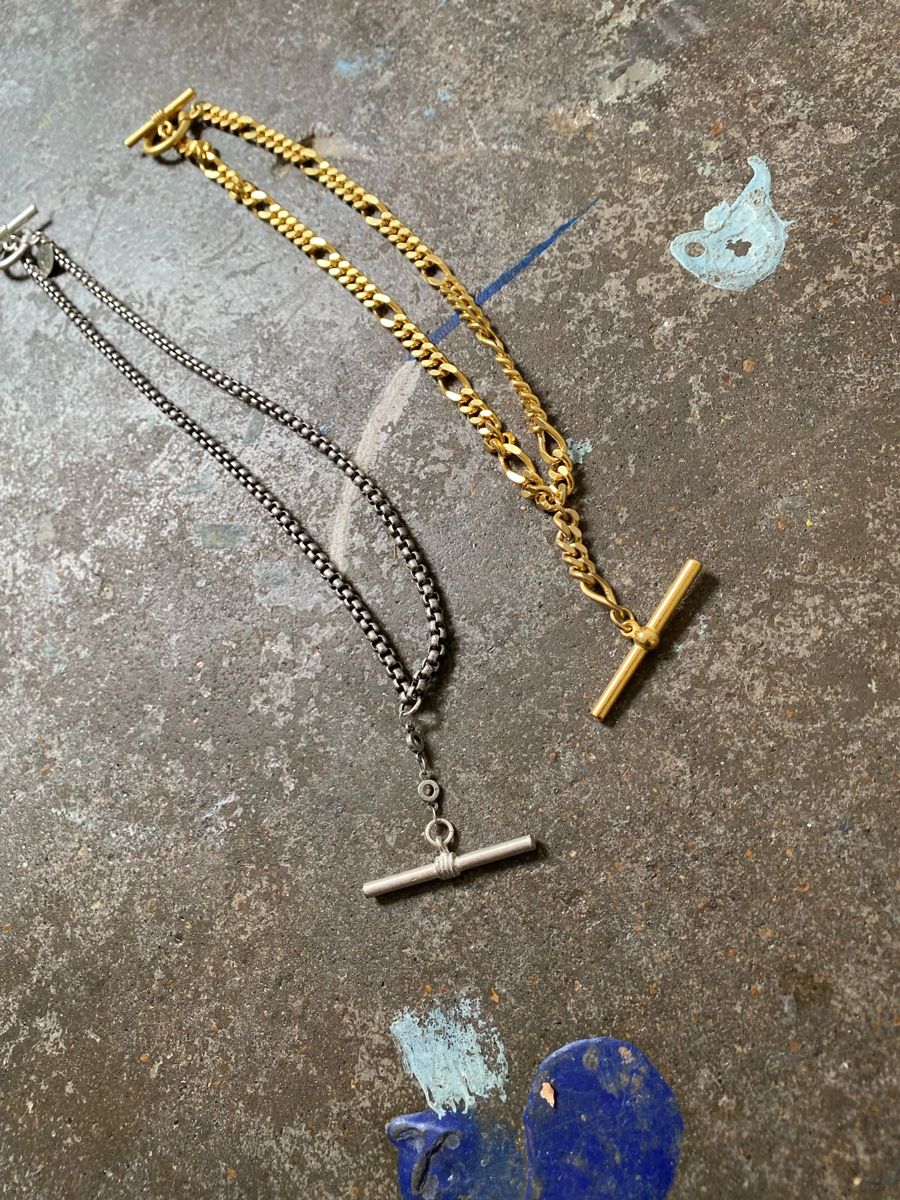 Silver Toggle Necklace
