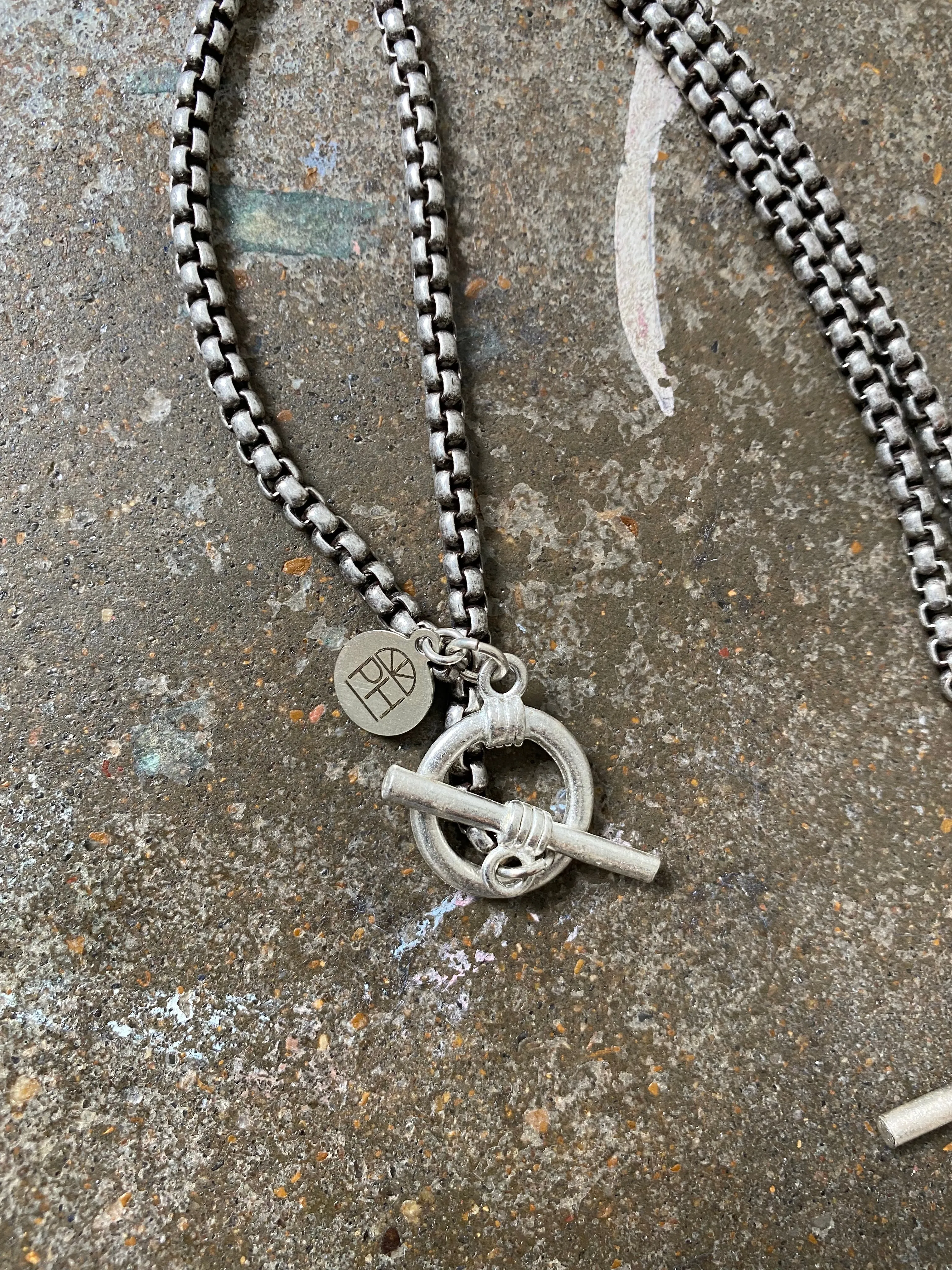 Silver Toggle Necklace