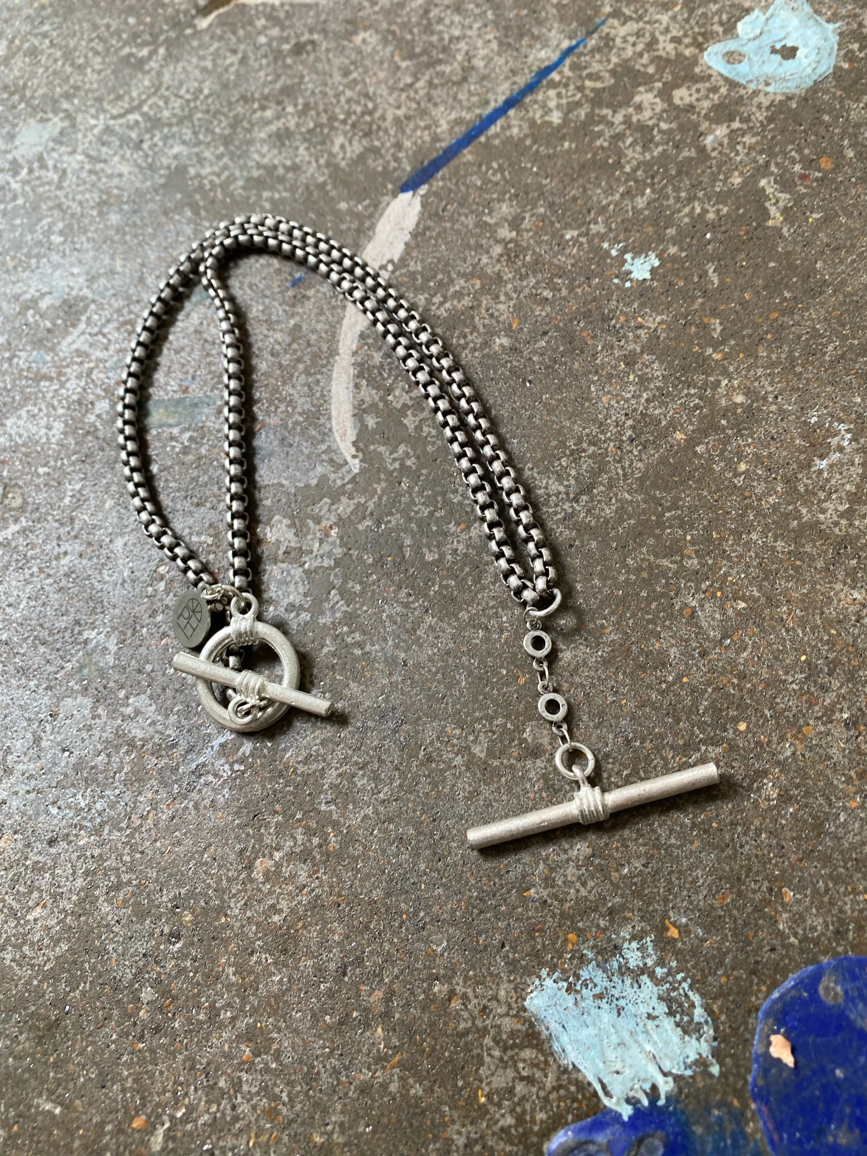 Silver Toggle Necklace