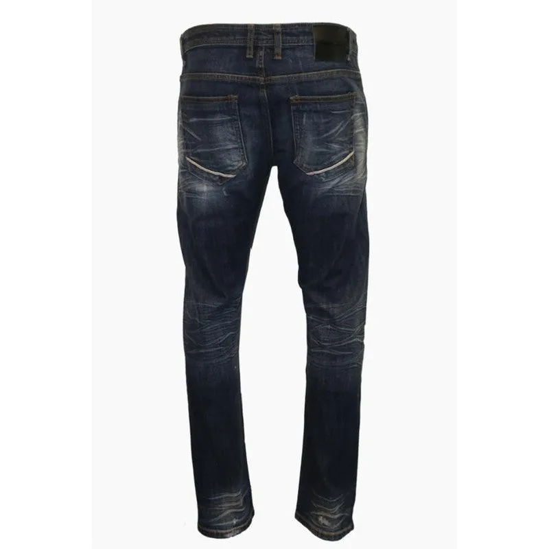 Slim Fit Sand Selvedge Denim