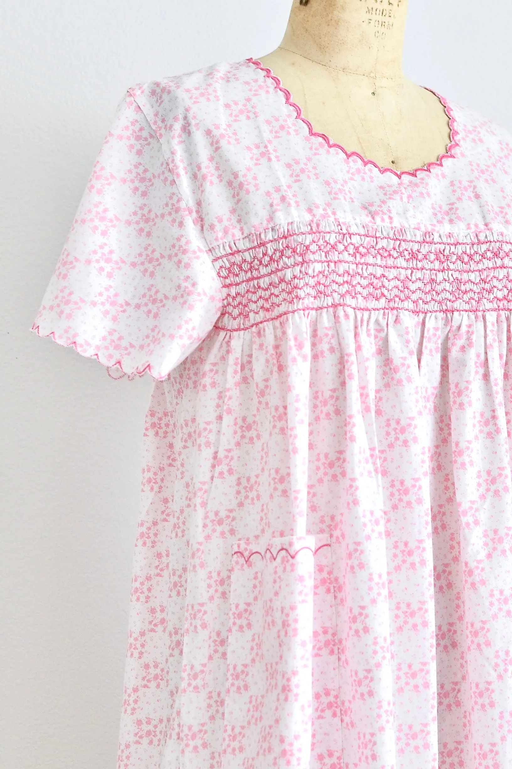 Smocked House Dress