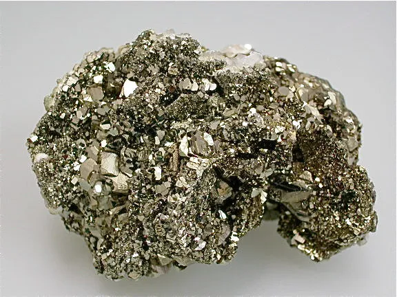 SOLD Pyrite after Pyrrhotite, Trepca Complex, Kosovska Municipality, Kosovo Miniature/small cab $125. 3.5 x 4.5 x 6 cm Online 11/9