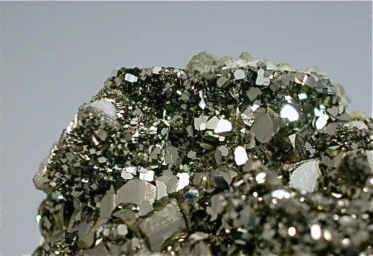 SOLD Pyrite after Pyrrhotite, Trepca Complex, Kosovska Municipality, Kosovo Miniature/small cab $125. 3.5 x 4.5 x 6 cm Online 11/9