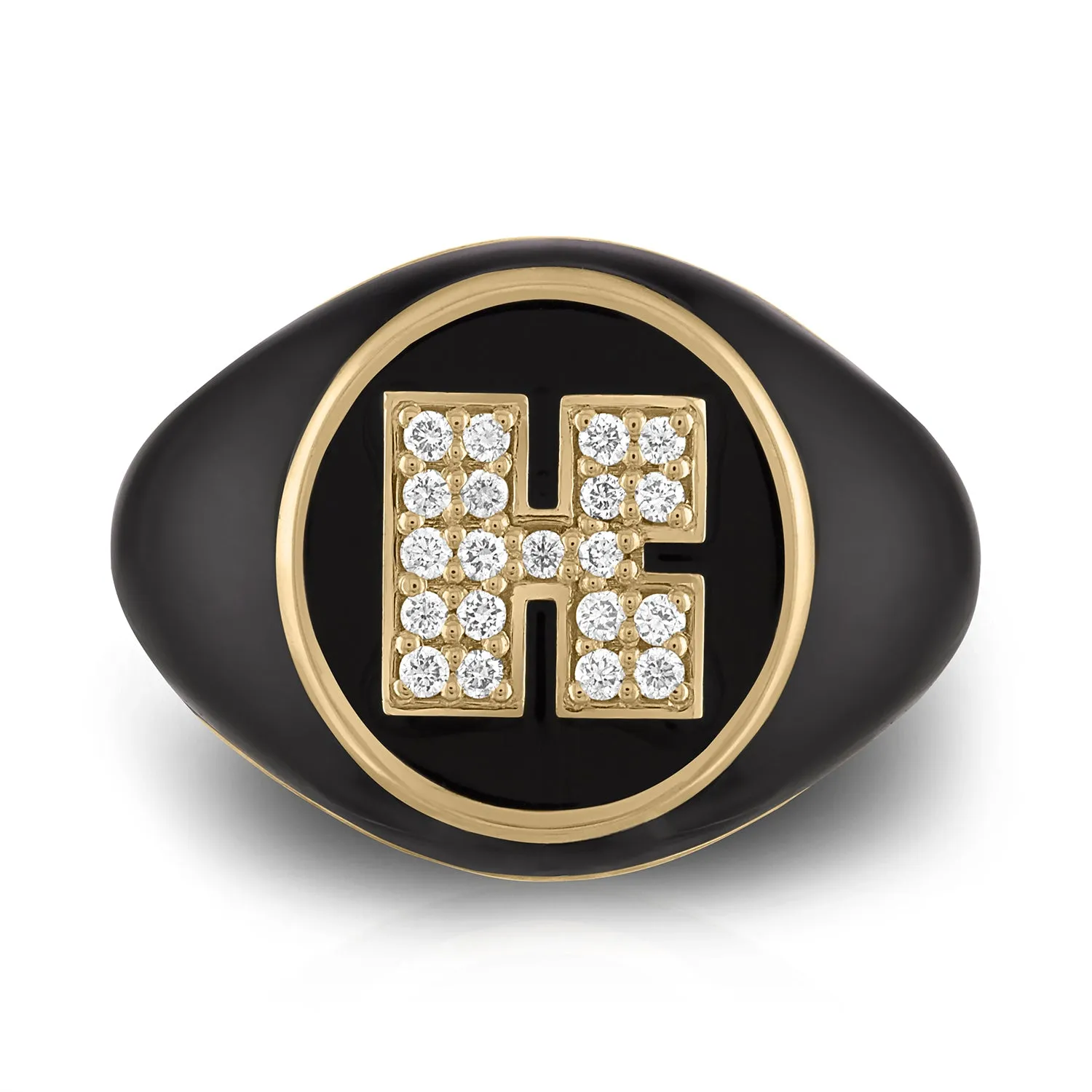 Spark Pinky Square Signet Ring
