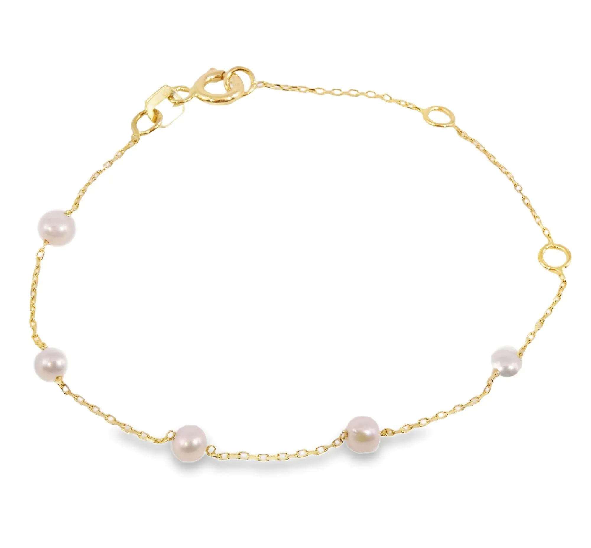 Station Color Stone Bead Bracelet