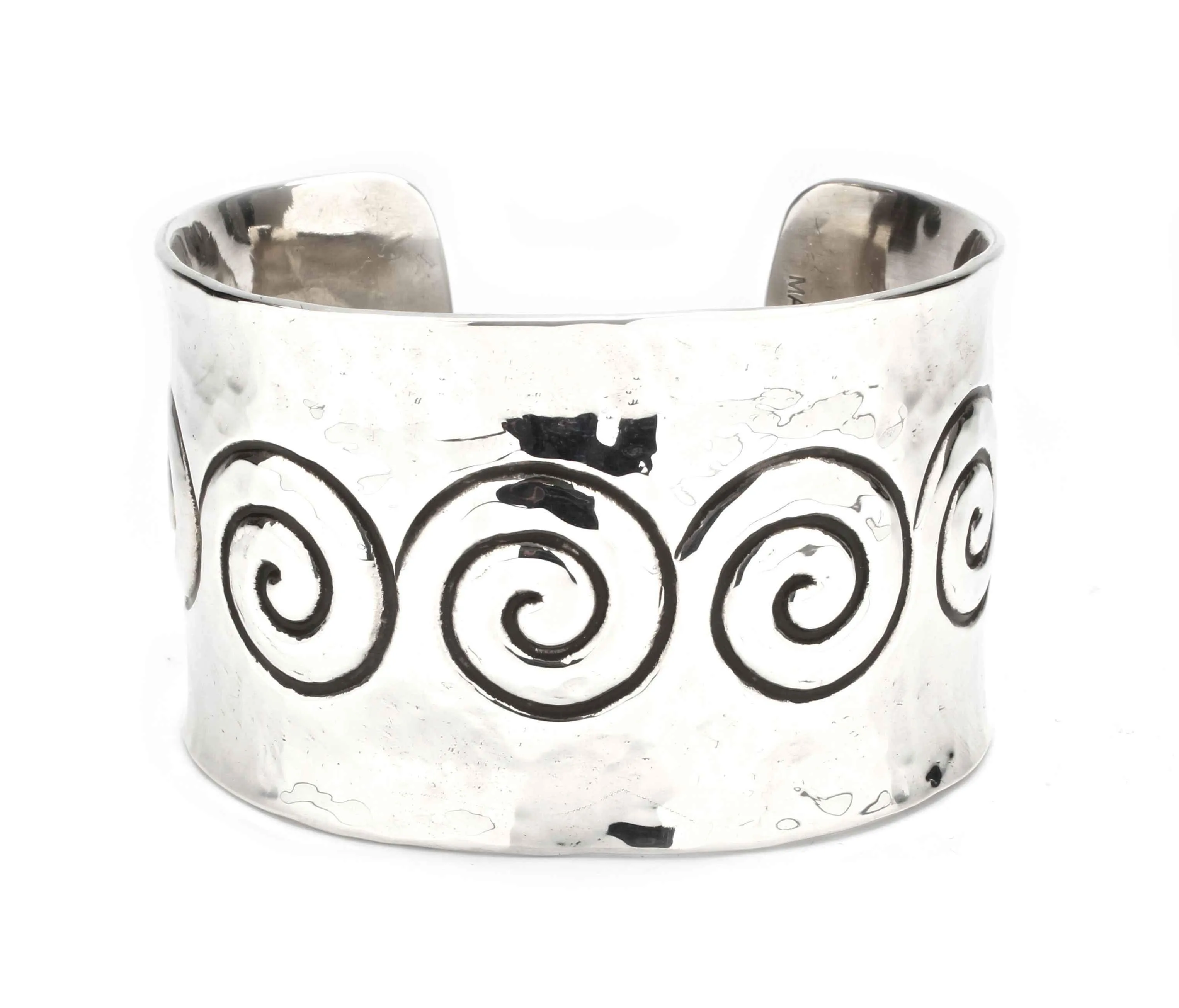 Sterling Silver Swirl Cuff Bracelet