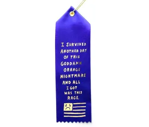 Survived Another Day of Orange Nightmare - Award Ribbon Card