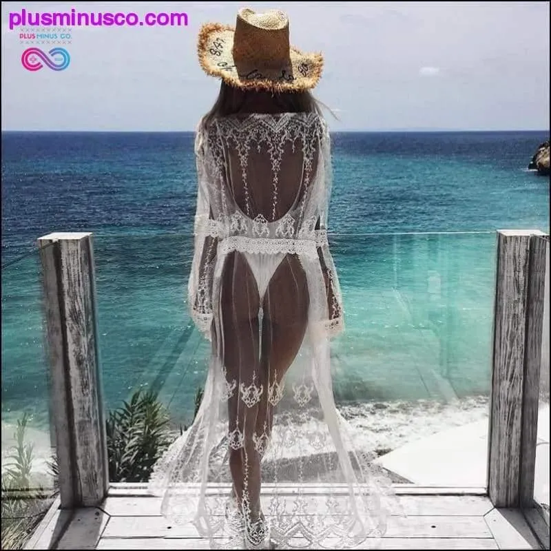 Swimwear Women Bikini Beach Cover-up Chiffon Cardigan Beach