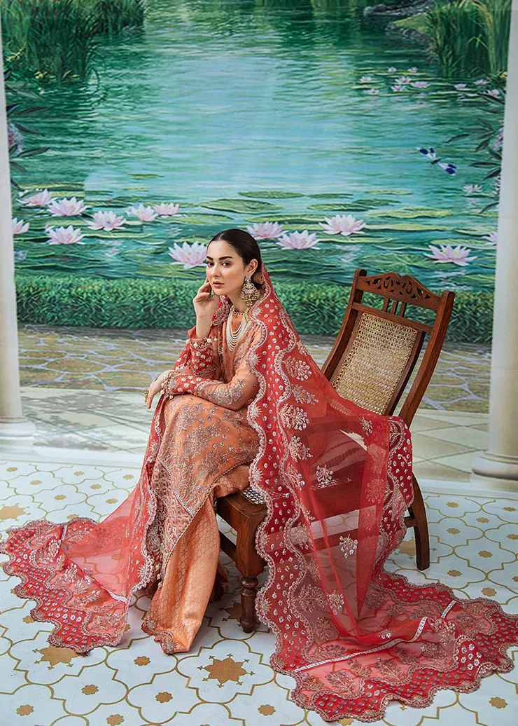 TABASSUM | Afrozeh Shehnai Wedding Formals 2021 | Unstitched Embroidered Suit