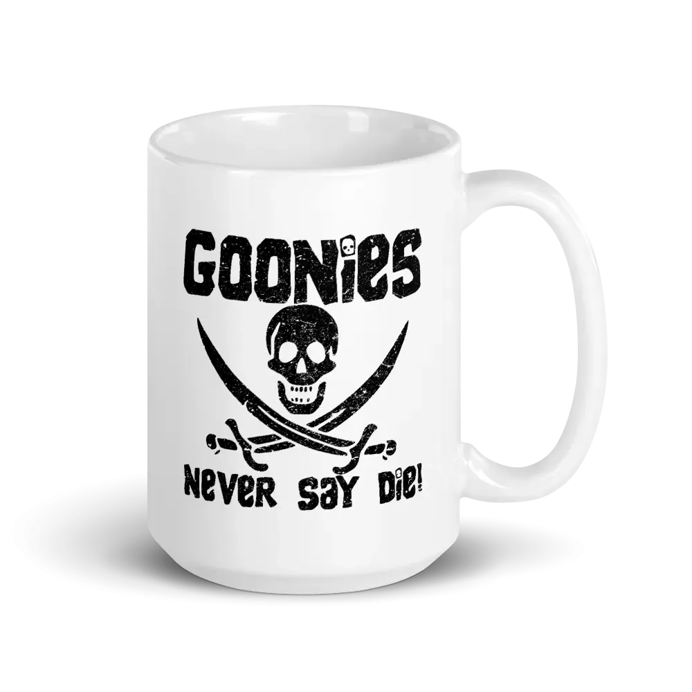 The Goonies Never Say Die Distressed Mug